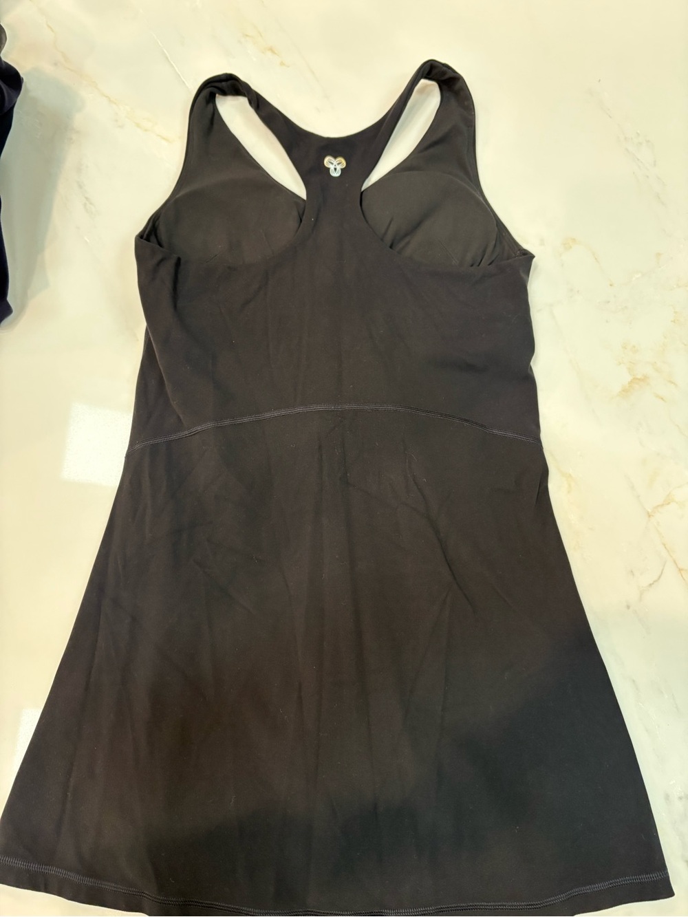 Aritzia Golden Black Built-In Bra Tank Dress